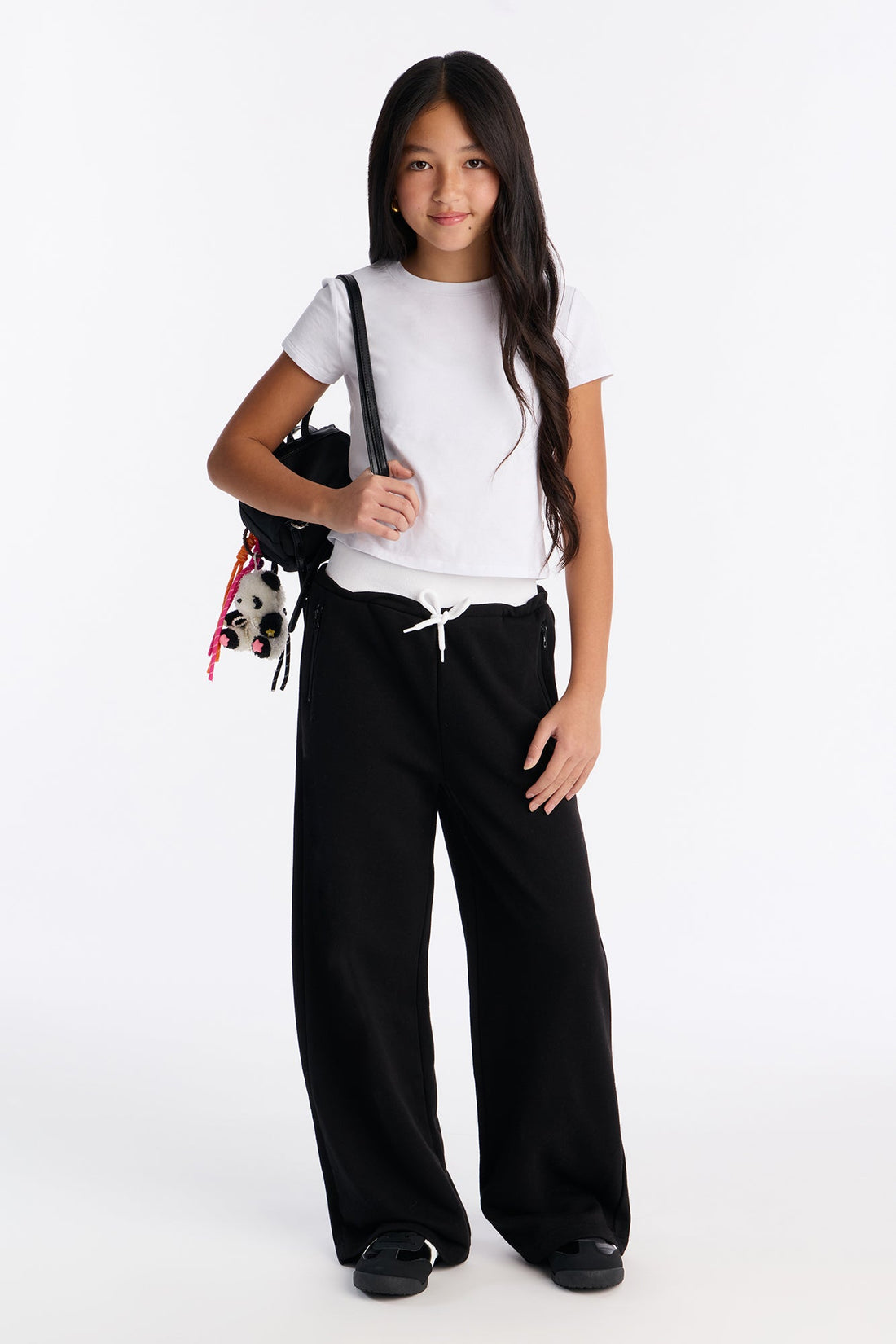 Mini Brit Boxer Sweatpants - Black