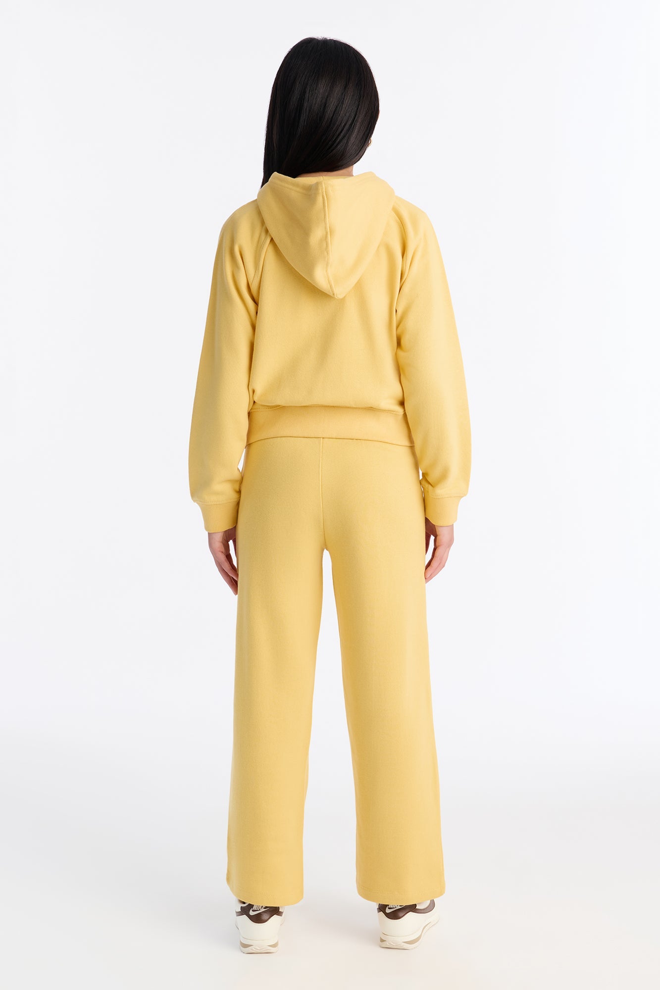 Mini Be Confident Wide Leg Pant Set - Yellow