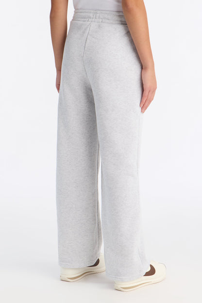 Mini In My Heart Wide Leg Pants - Heather Grey
