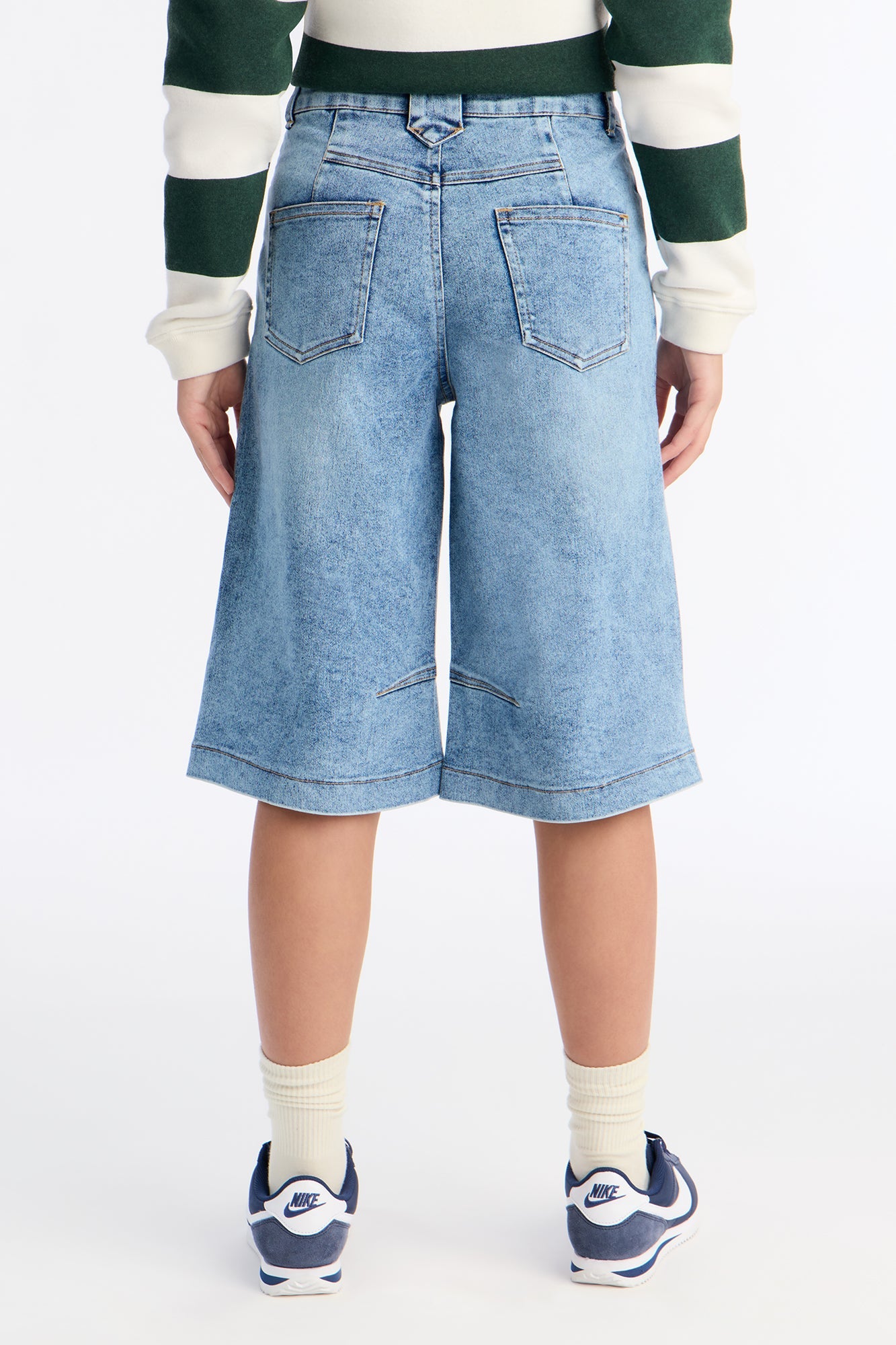 Mini Amazing Day Jorts - Medium Wash