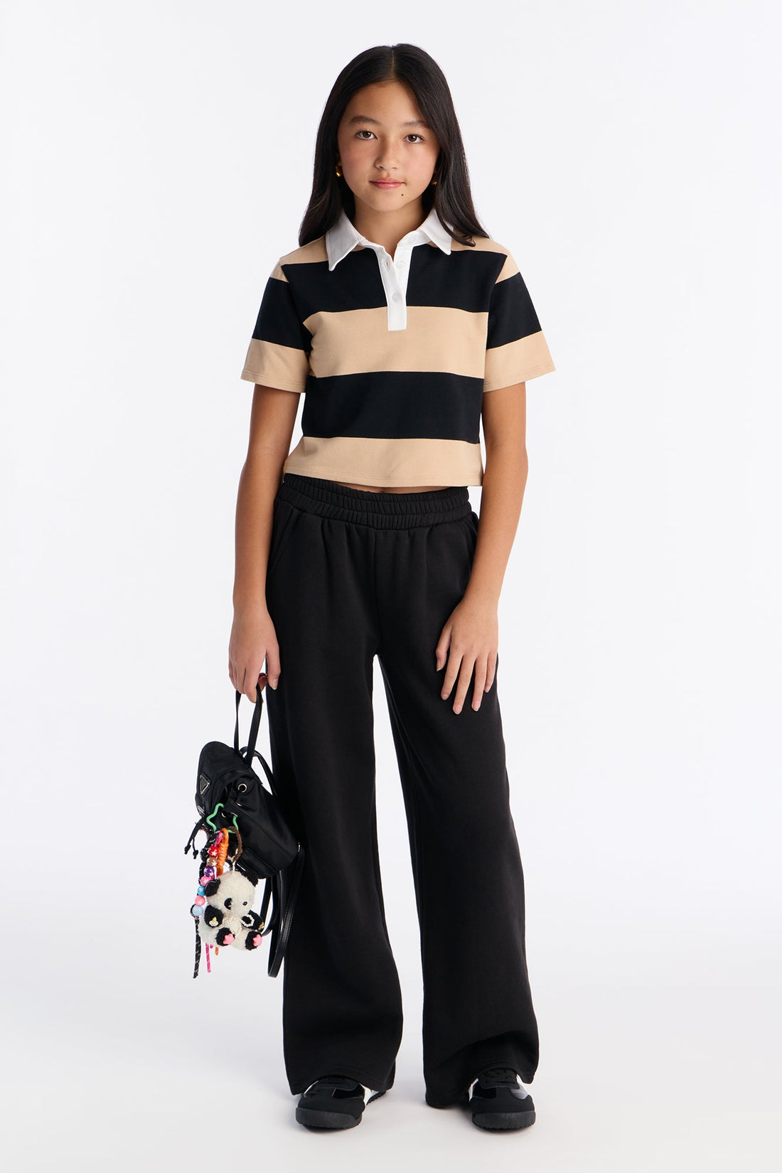 Mini Sporty Era Polo Shirt - Black/combo