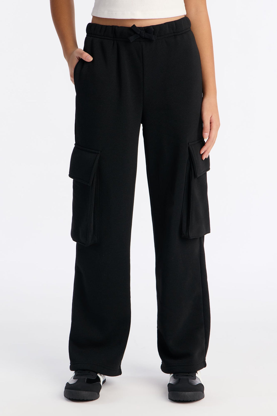 Mini Luna Cargo Jogger - Black