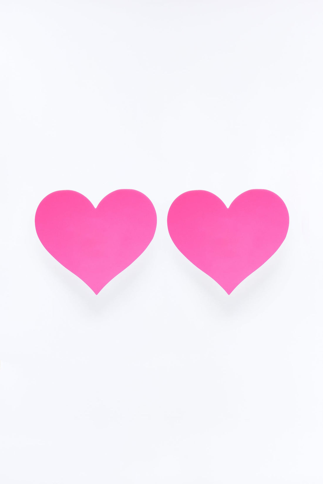 Harper Heart Shaped Nipple Pasties - Hot Pink