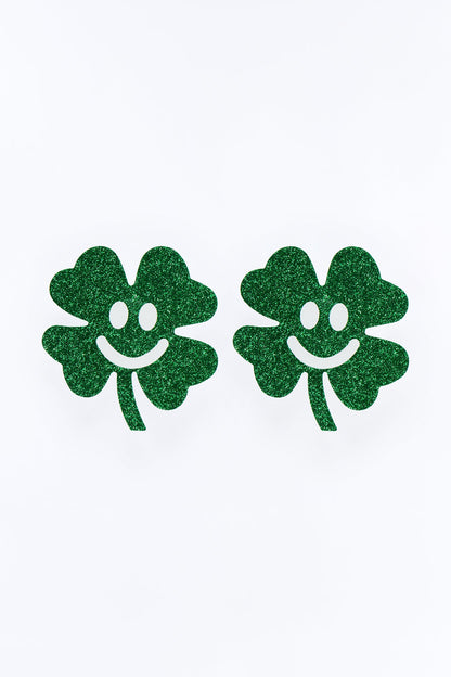 Patty Four Leaf Clover Nipple Pasties - Green