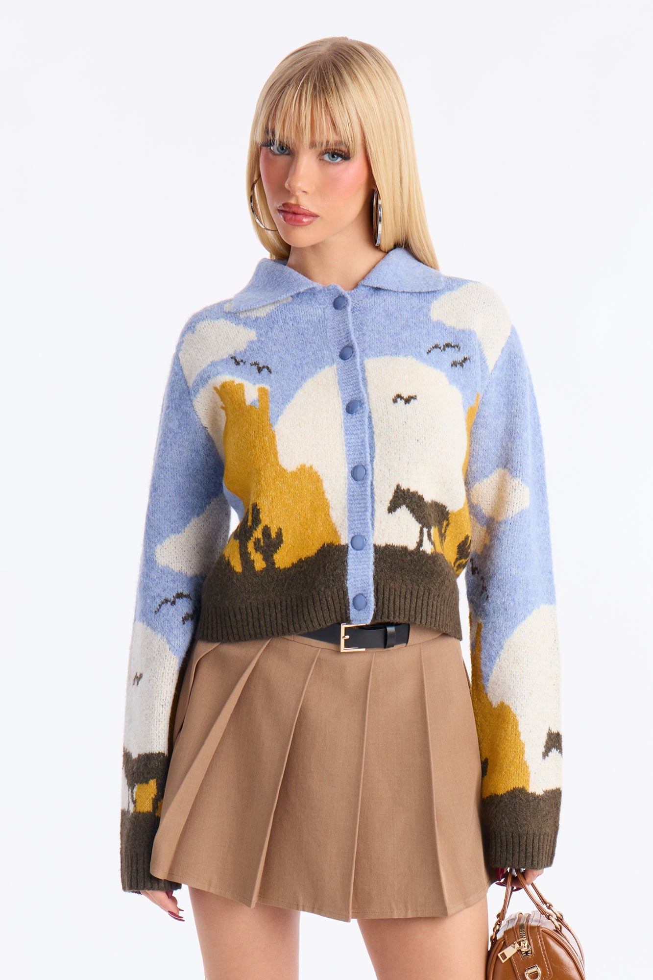 Desert Dust Western Cardigan - Multi Color