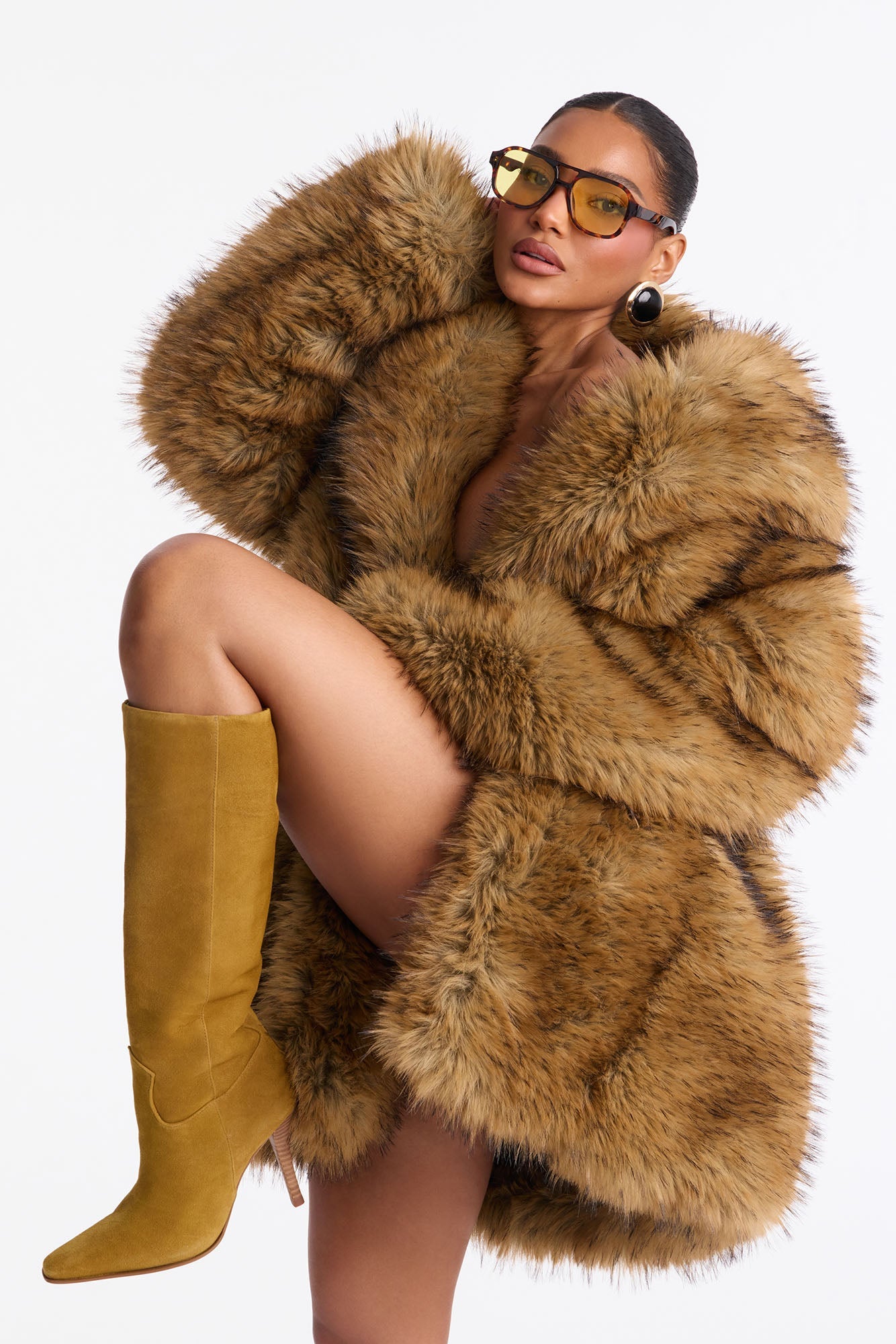 Steve Madden Wescot Suede Boots - Olive