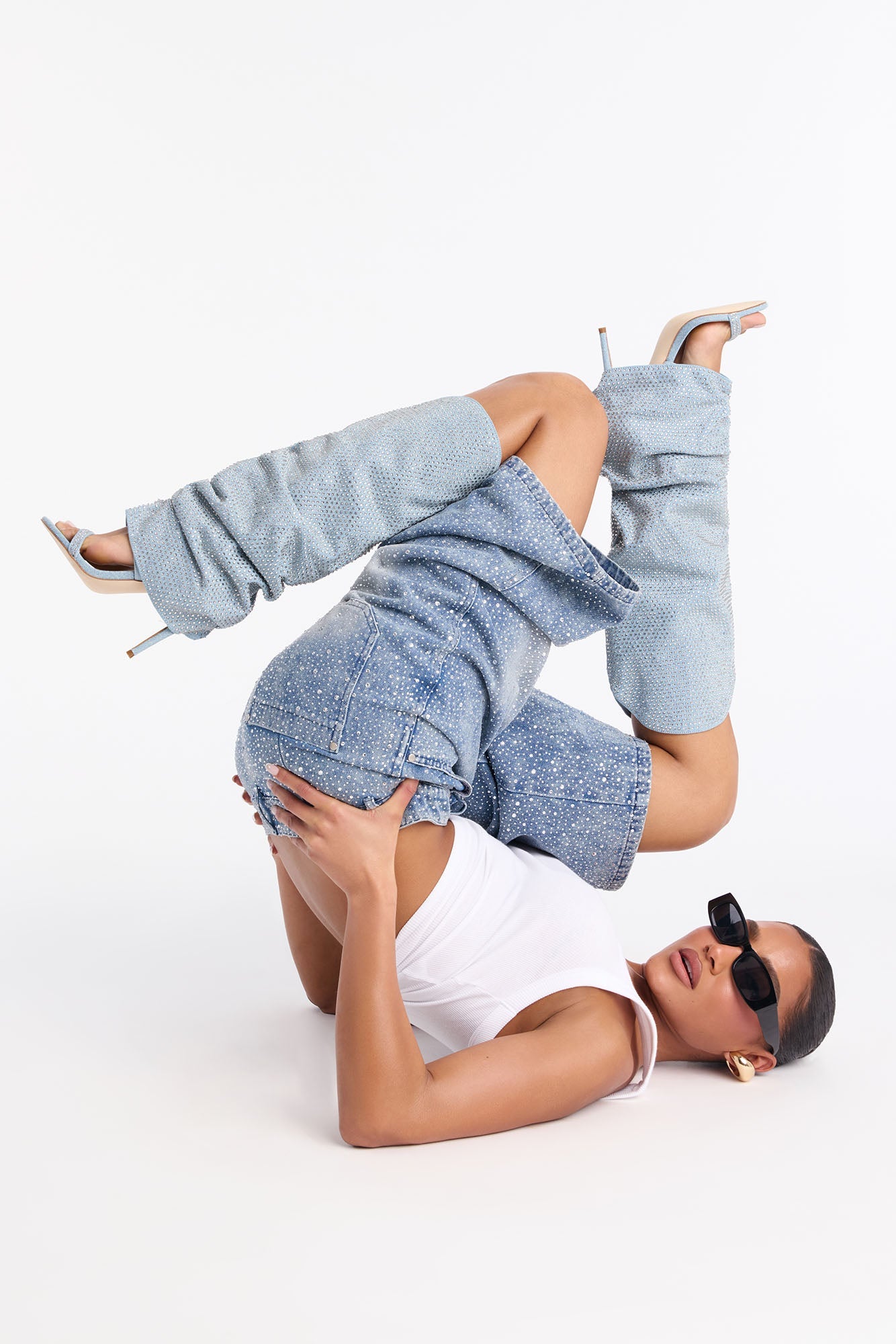 Steve Madden Ravine Denim Boots - Denim