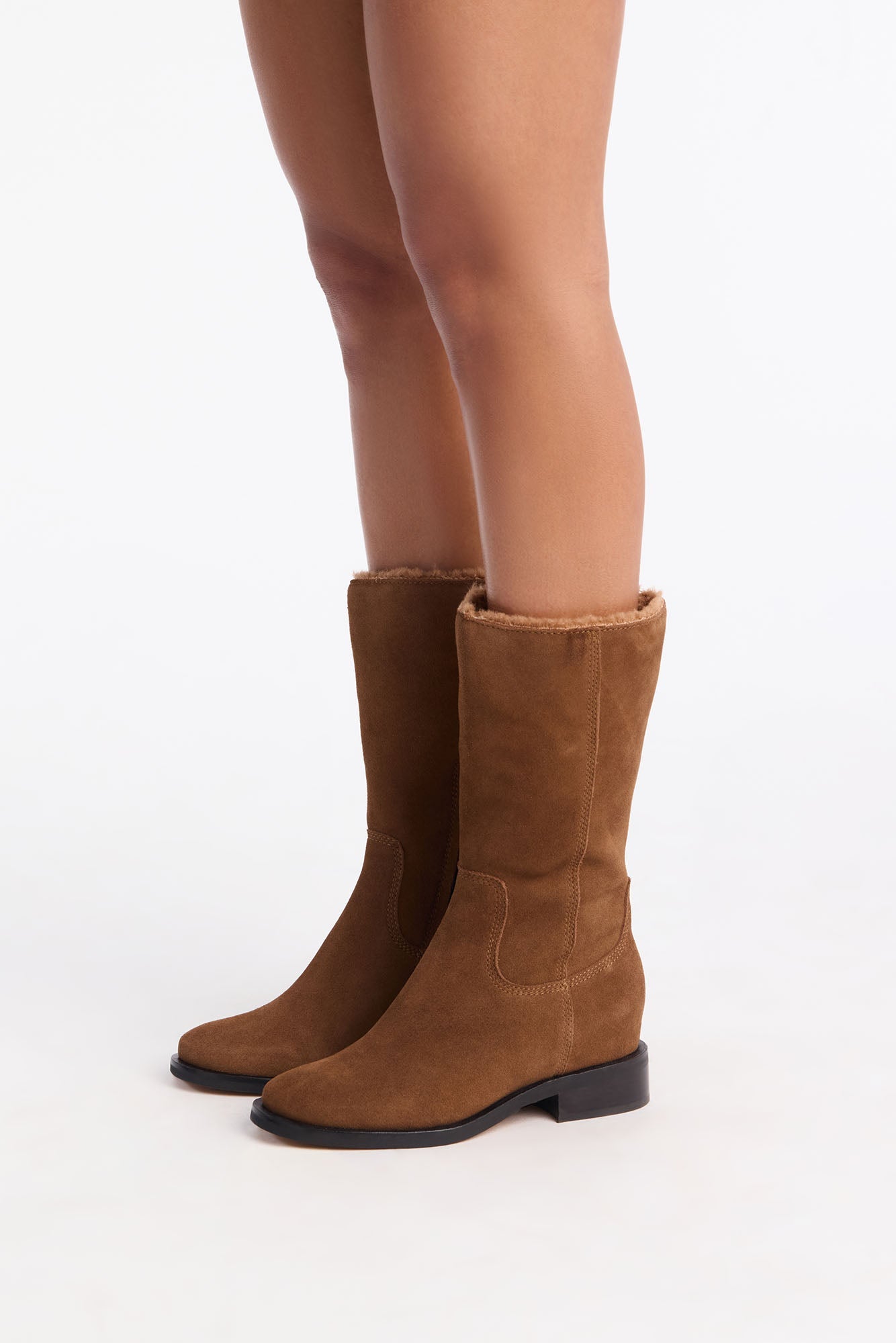 Dolce Vita Kedra H2O Suede Boots - Chestnut