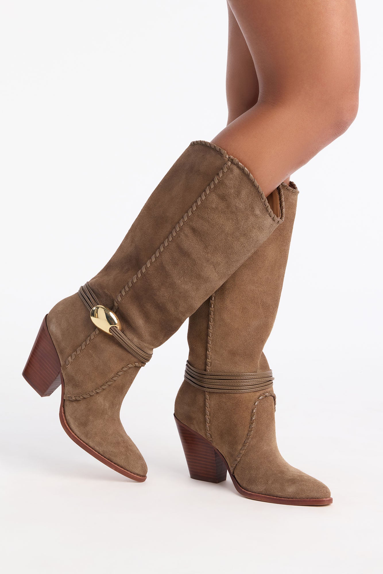 Dolce Vita Jody Suede Boots - Olive