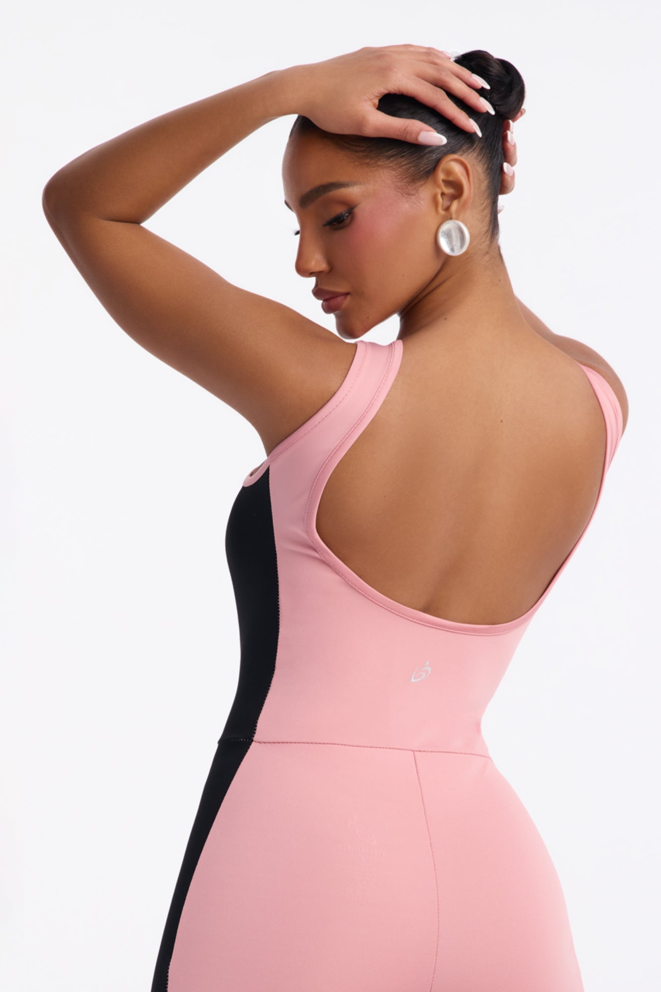 Your Everyday Seamless 2 Piece Jumpsuit Set - Pink