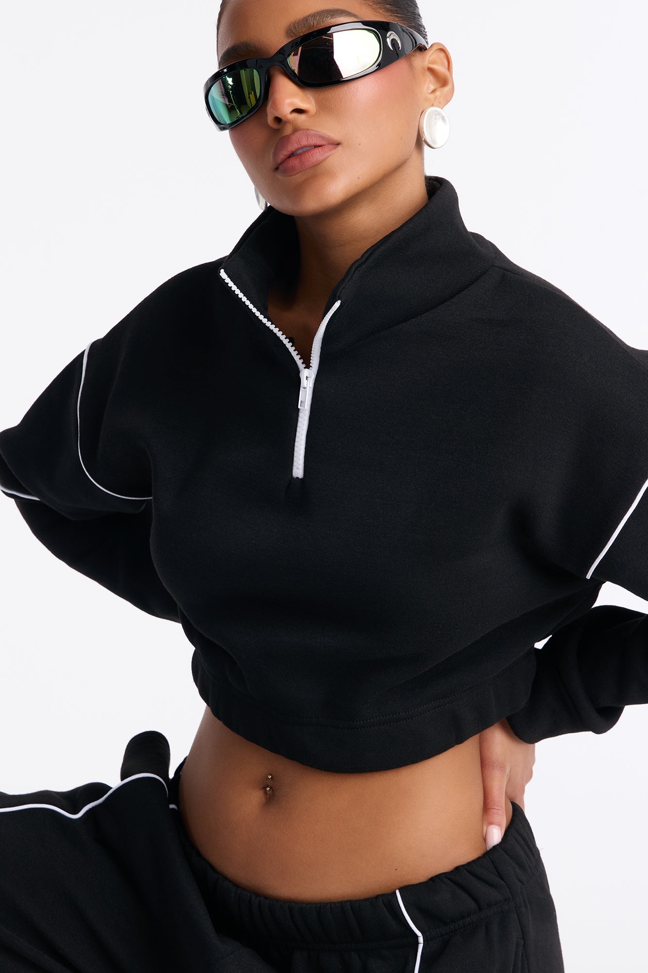Weekend Chill Fleece Jogger Pant Set - Black