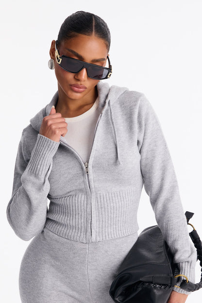 CozyCash Sweater Pant Set - Heather Grey