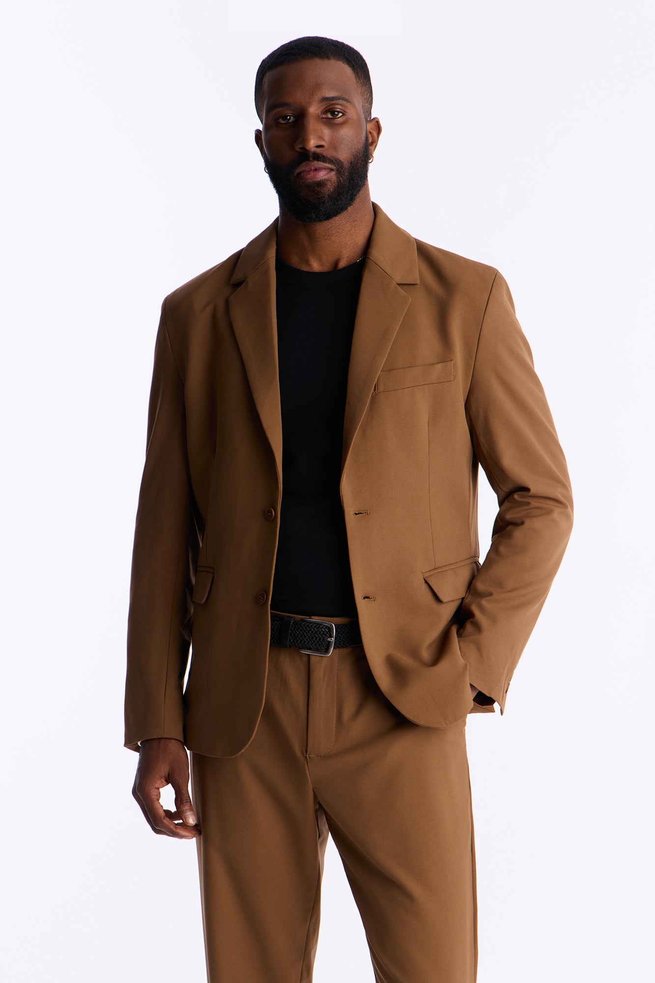The Modern Stretch Suit Jacket - Bronze