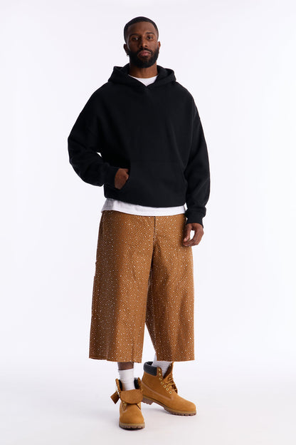 Extreme Baggy Flashing Lights Short - Tan