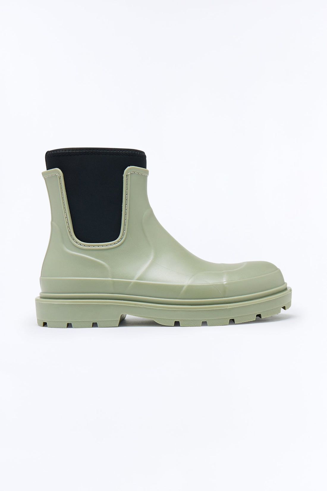 Water Resistant Chelsea Wellington Boots - Grey/combo