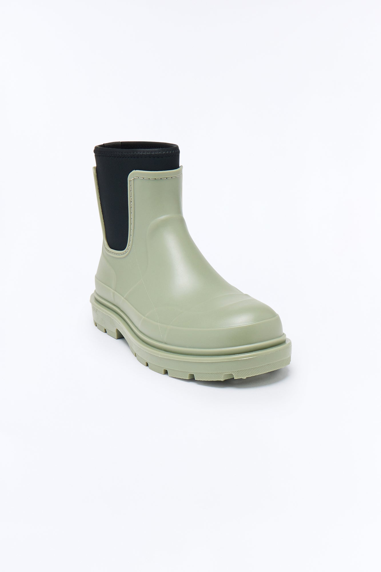 Water Resistant Chelsea Wellington Boots - Grey/combo