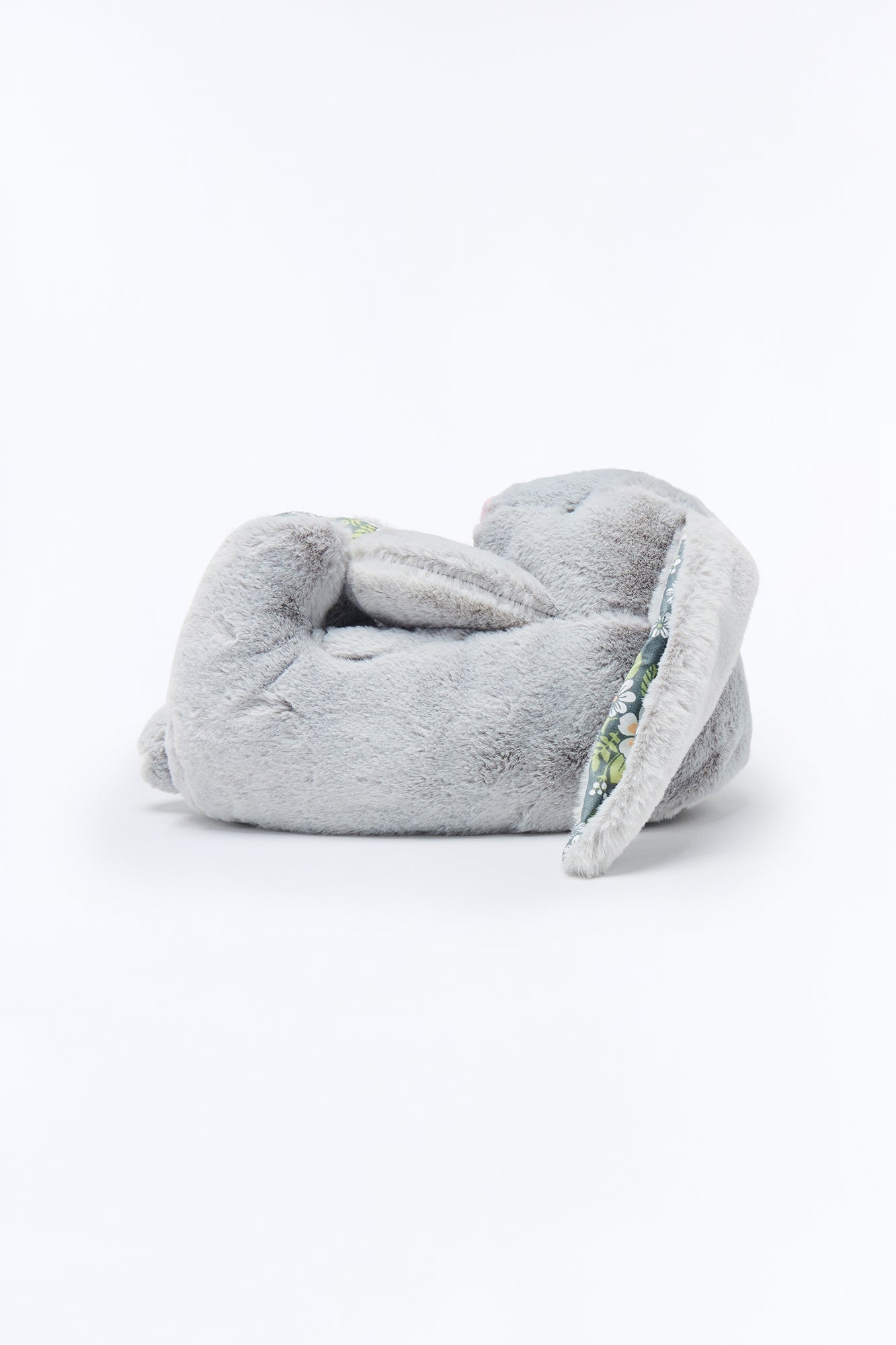 Snuggle Bunny Plush Slippers - Grey