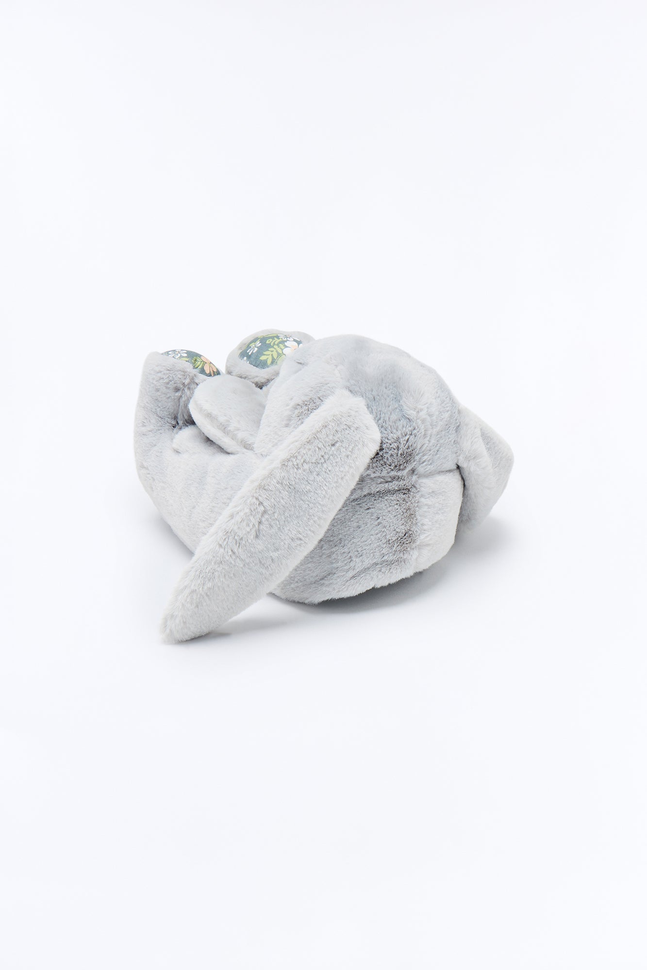 Snuggle Bunny Plush Slippers - Grey