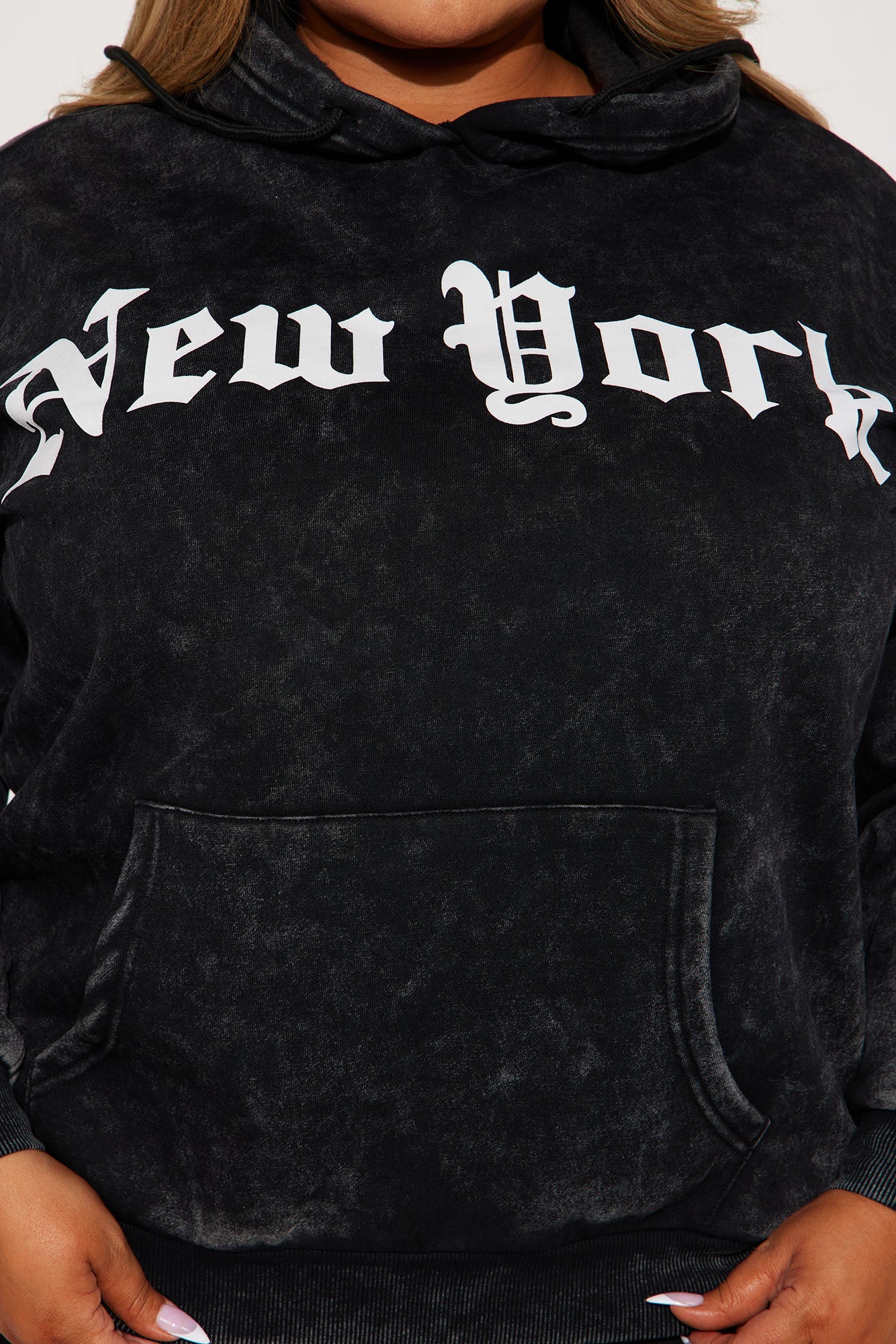 NYC Fleece Jogger Set - Black