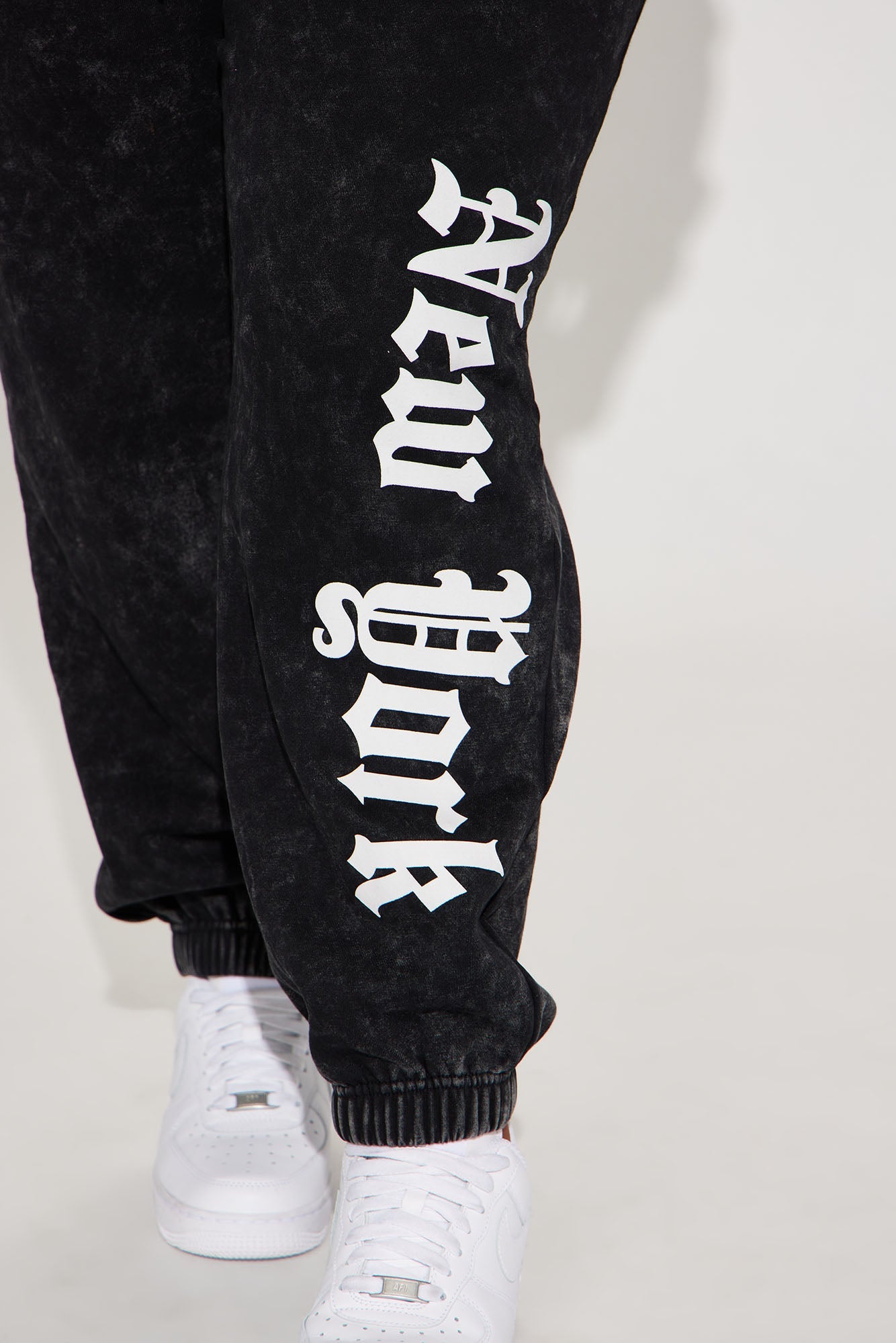 NYC Fleece Jogger Set - Black