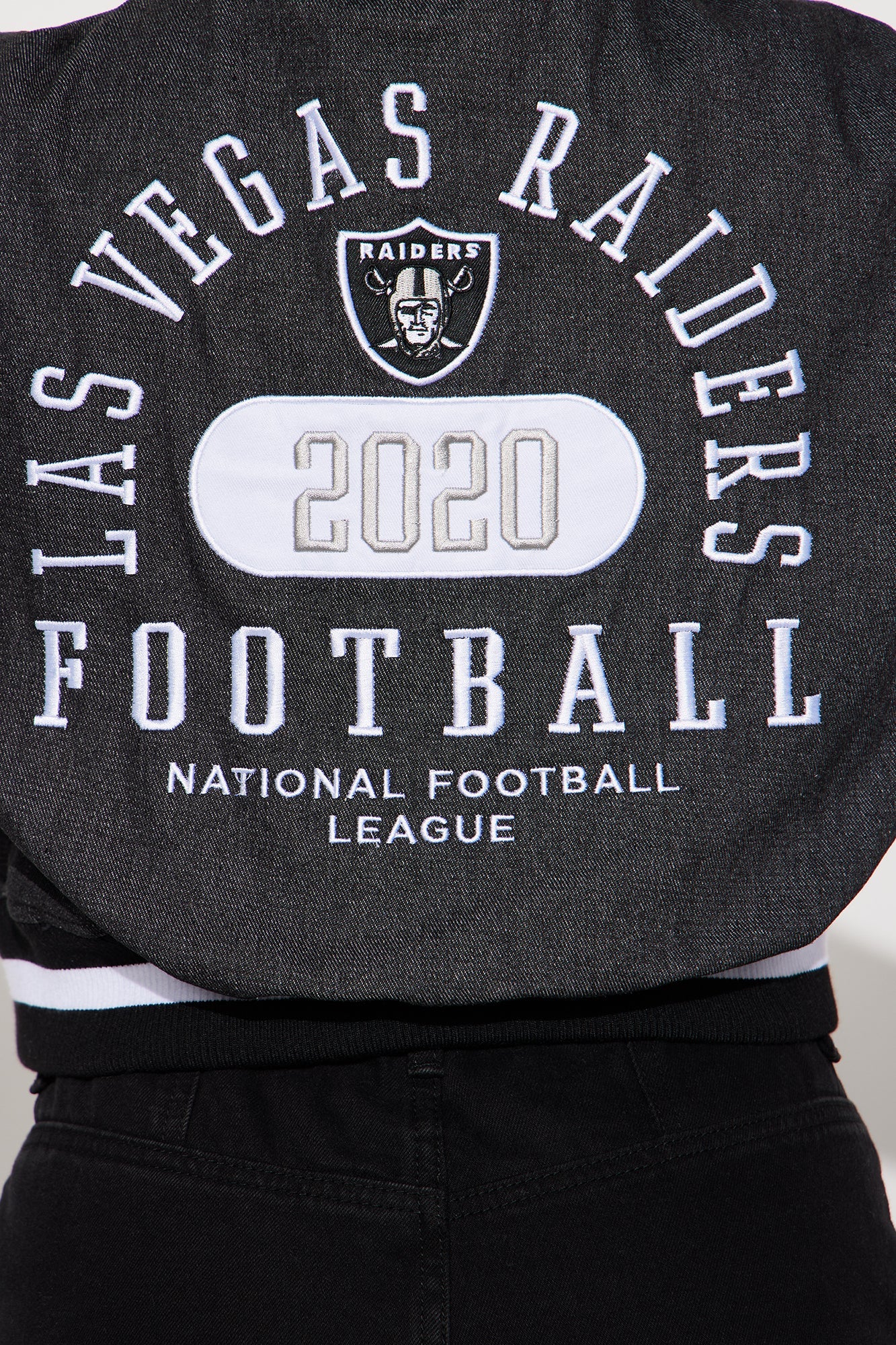 Raiders Home Game Jacket - Black Wash
