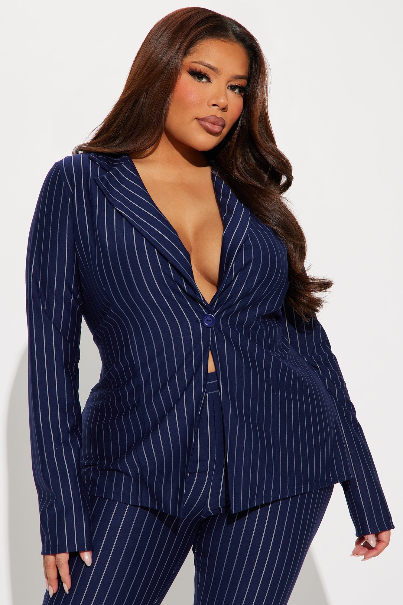Meeting Prep Blazer And Pant Set - Navy