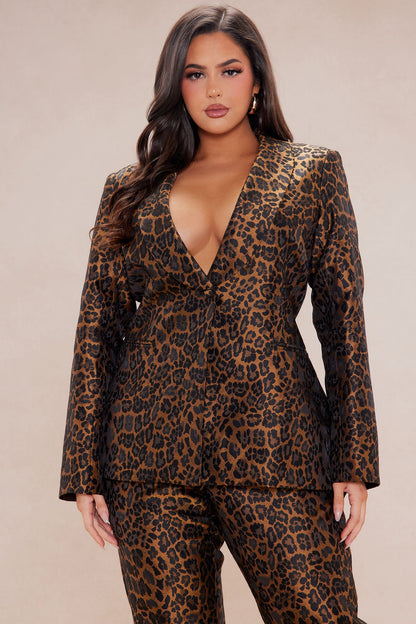 Laken Leopard Suit Set - Leopard