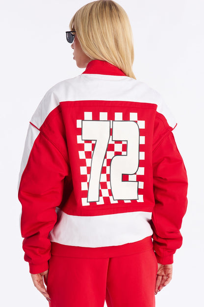 Honda Oversized Jacket - Red