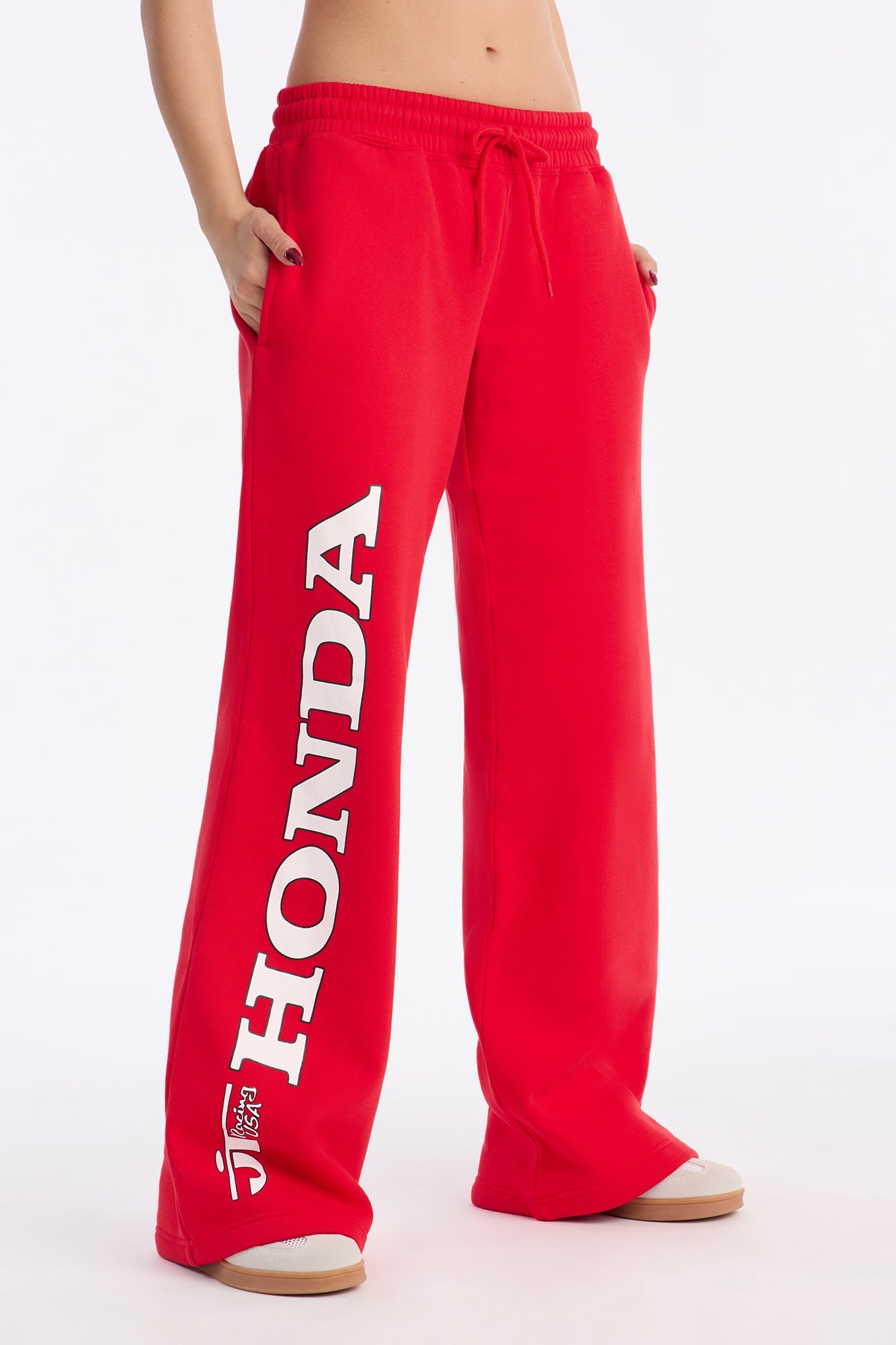 Honda Fleece Pant - Red
