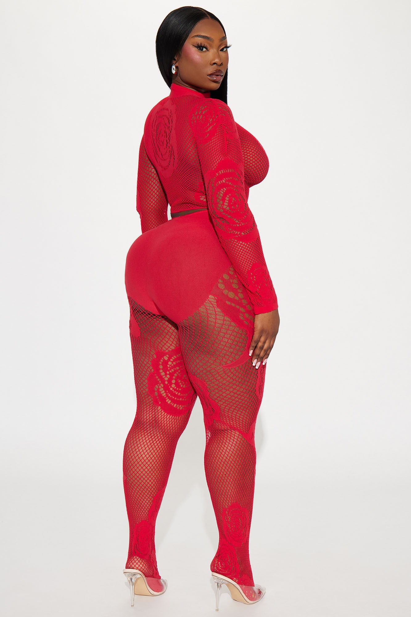 A Little Daring For You Legging Set - Red