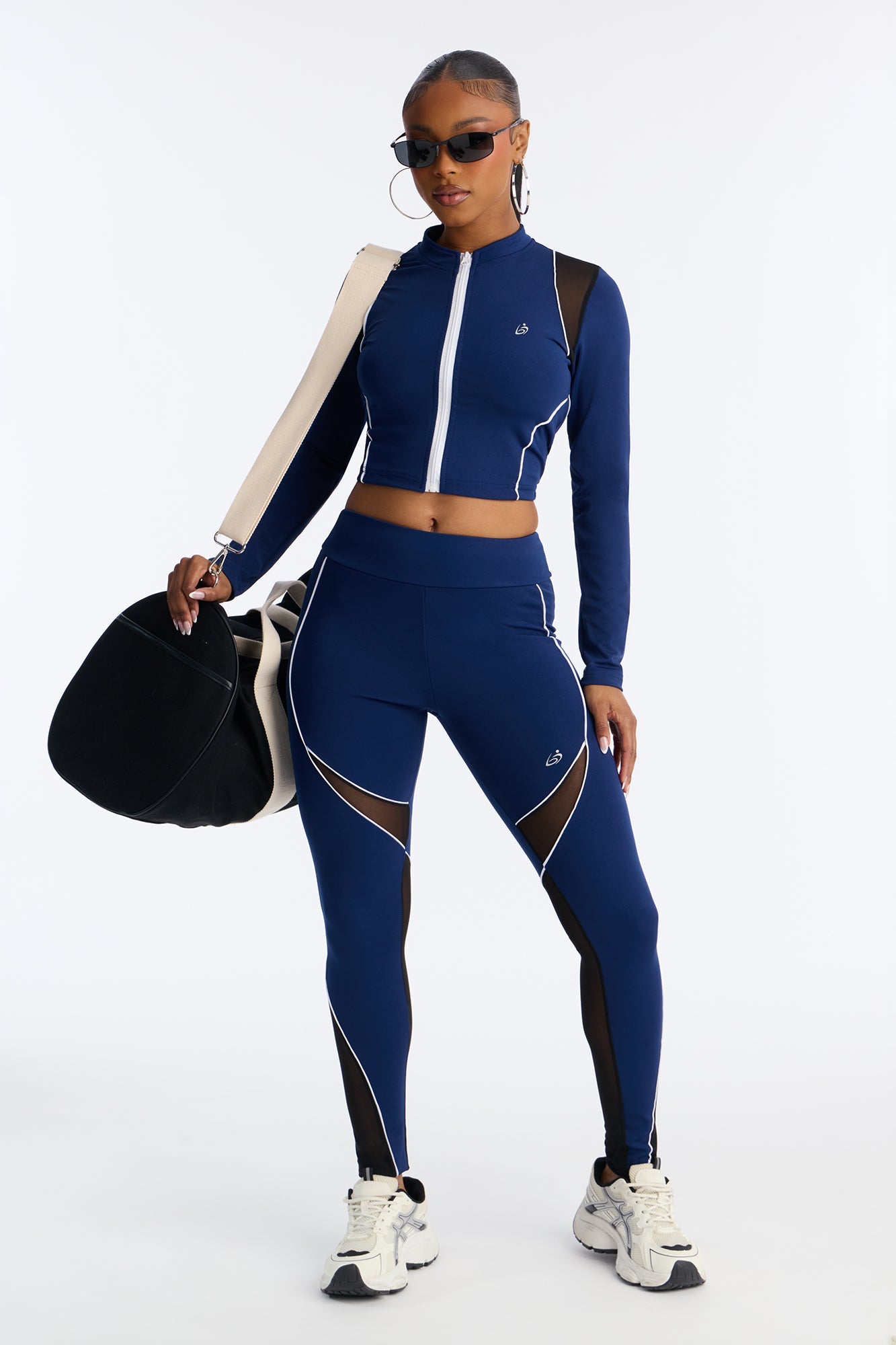 Unavailable Seamless Legging Set - Navy