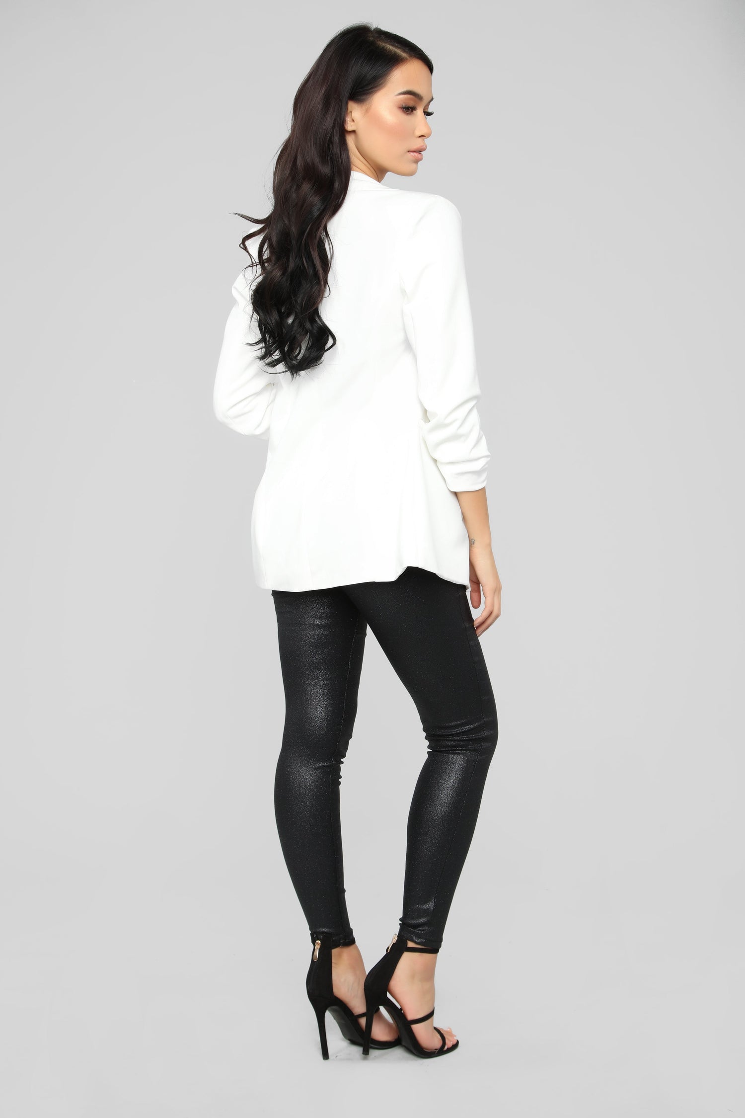 The Celine Blazer - Ivory