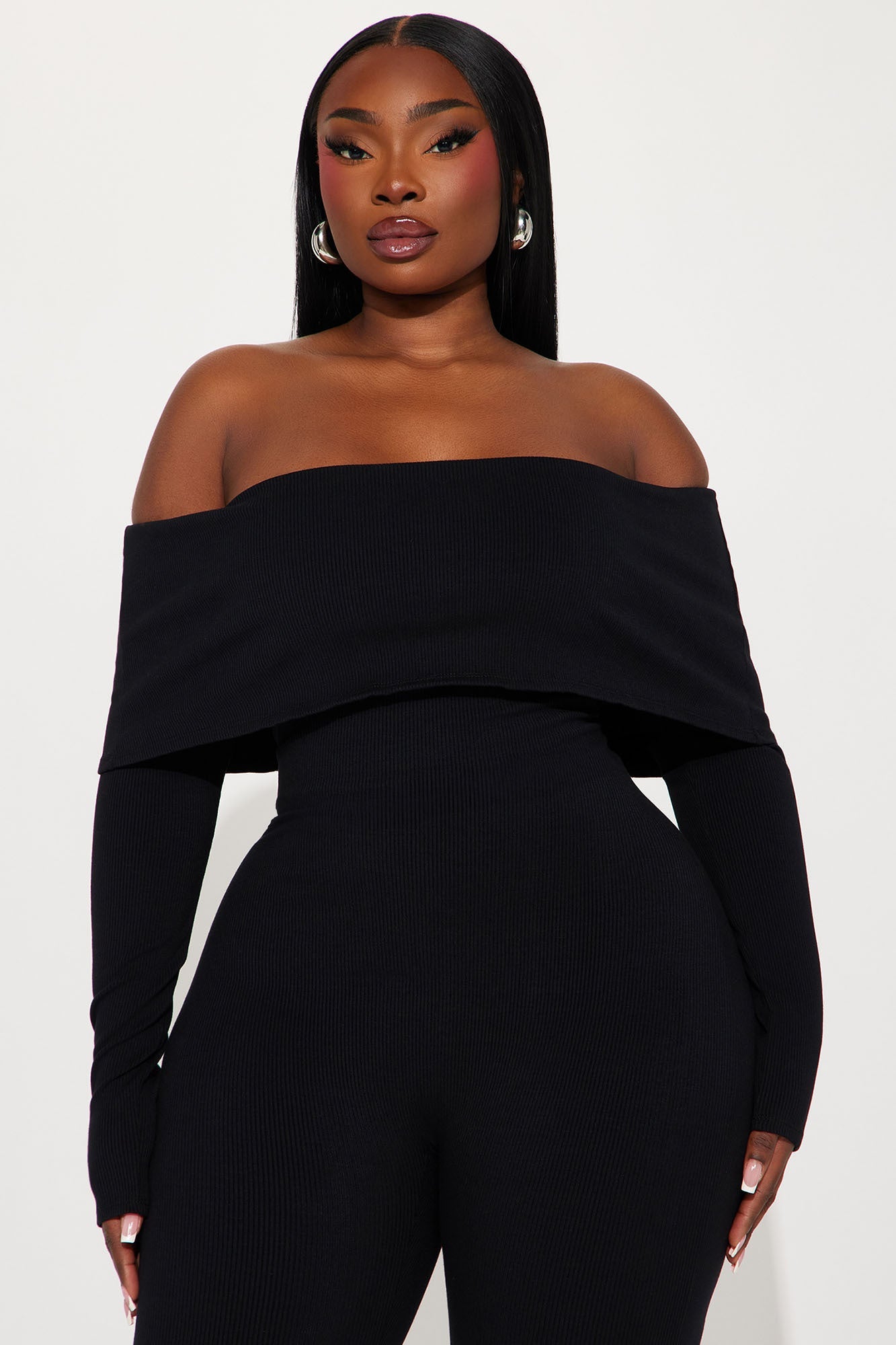 Amara Snatched Jumpsuit - Black