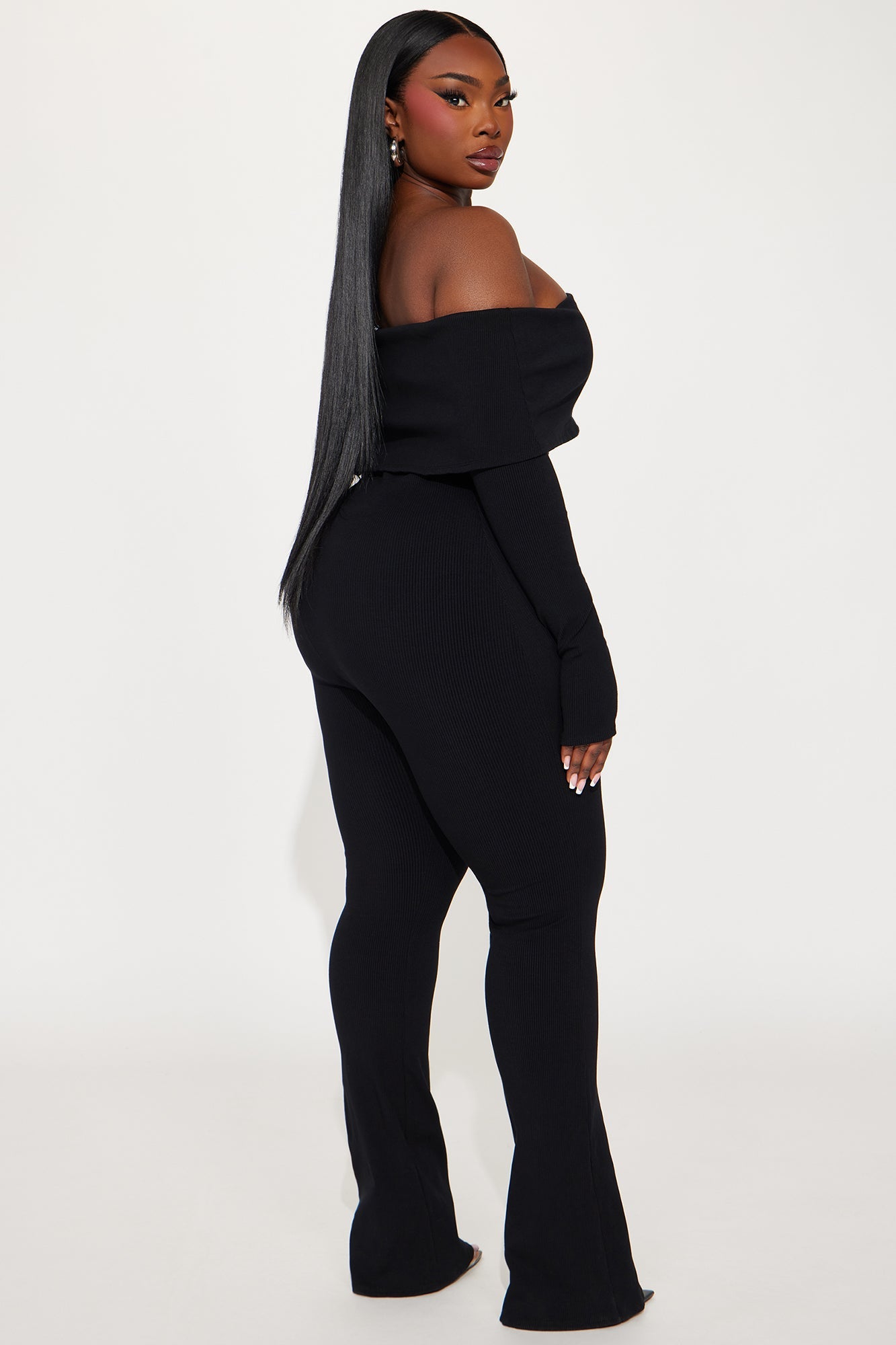 Amara Snatched Jumpsuit - Black