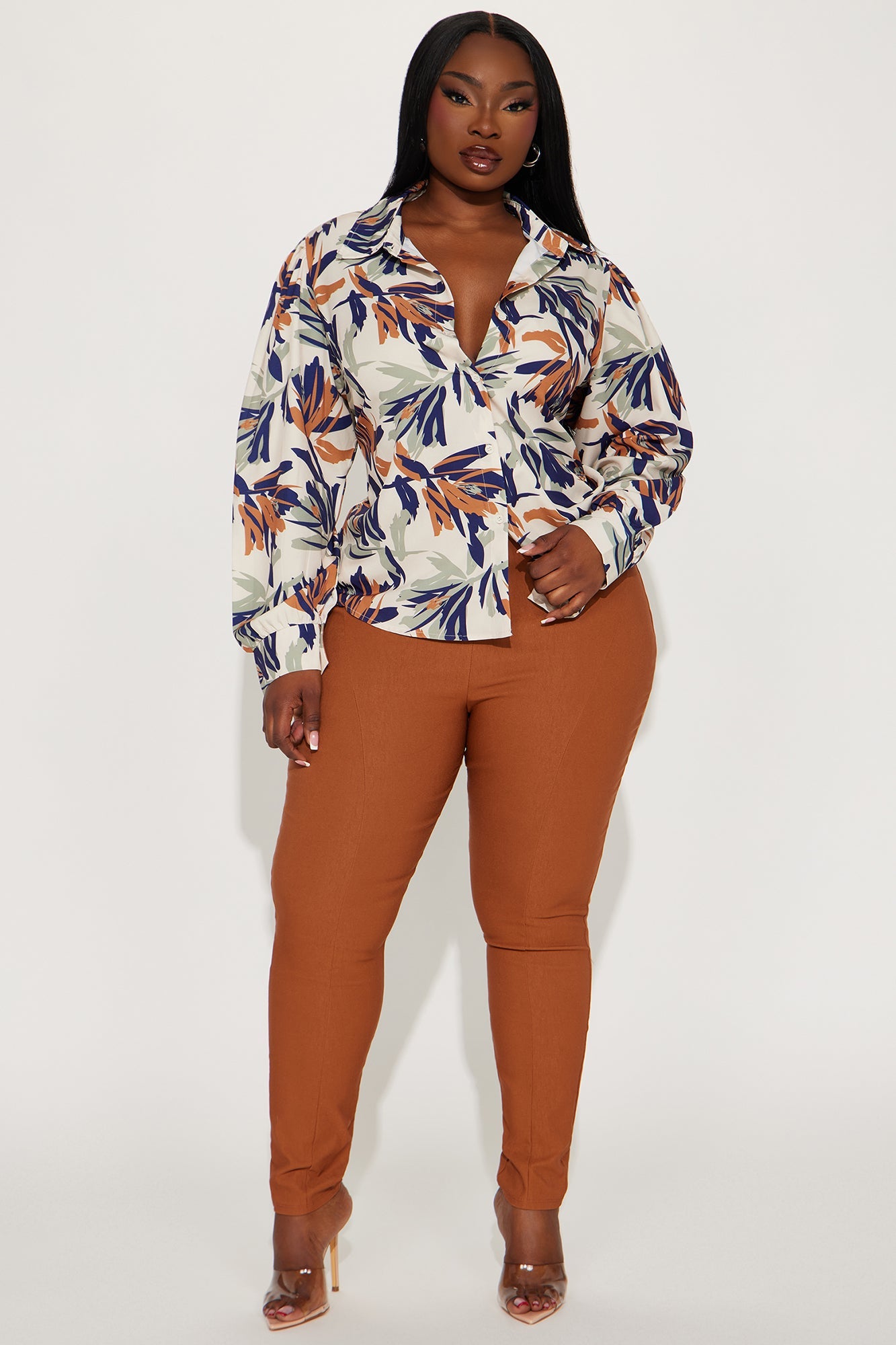 Feel A Way Shirt - Tan/Multi