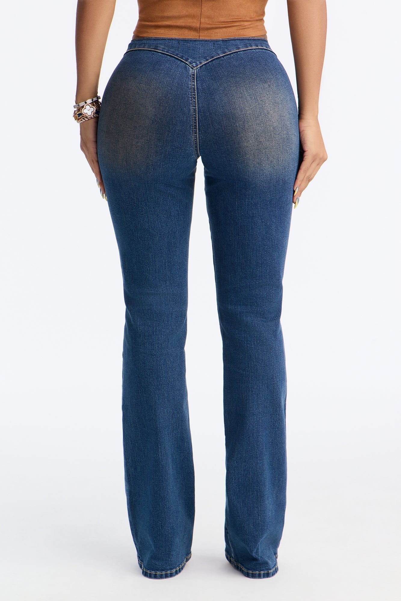 Lone Star Girl Embellished Bootcut Jeans - Medium Wash