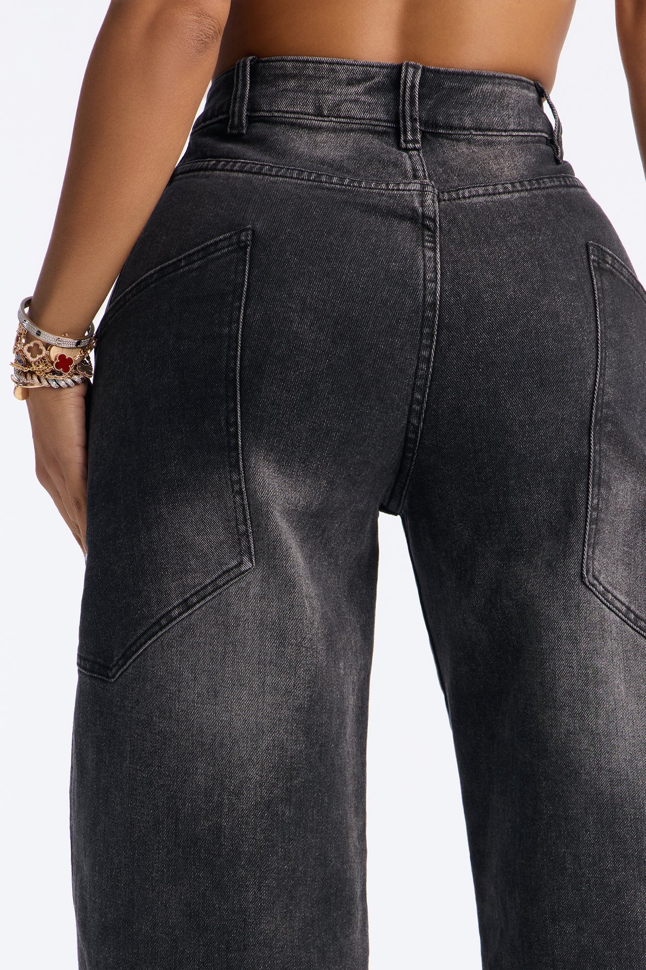 Making Space Baggy Jeans - Black Wash