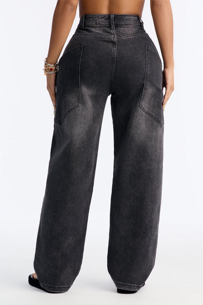 Making Space Baggy Jeans - Black Wash