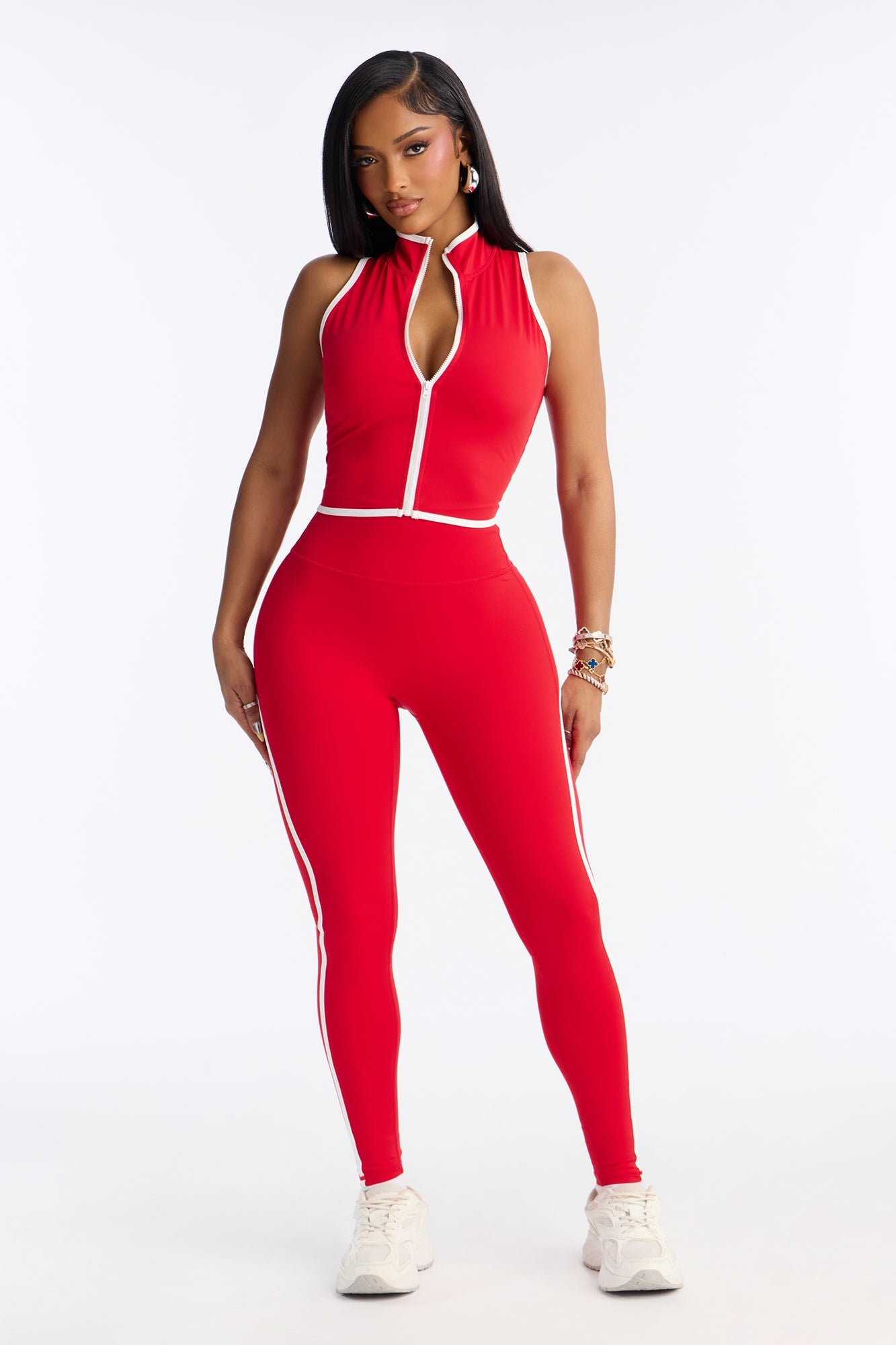 Sculpt Up Legging Set - Red