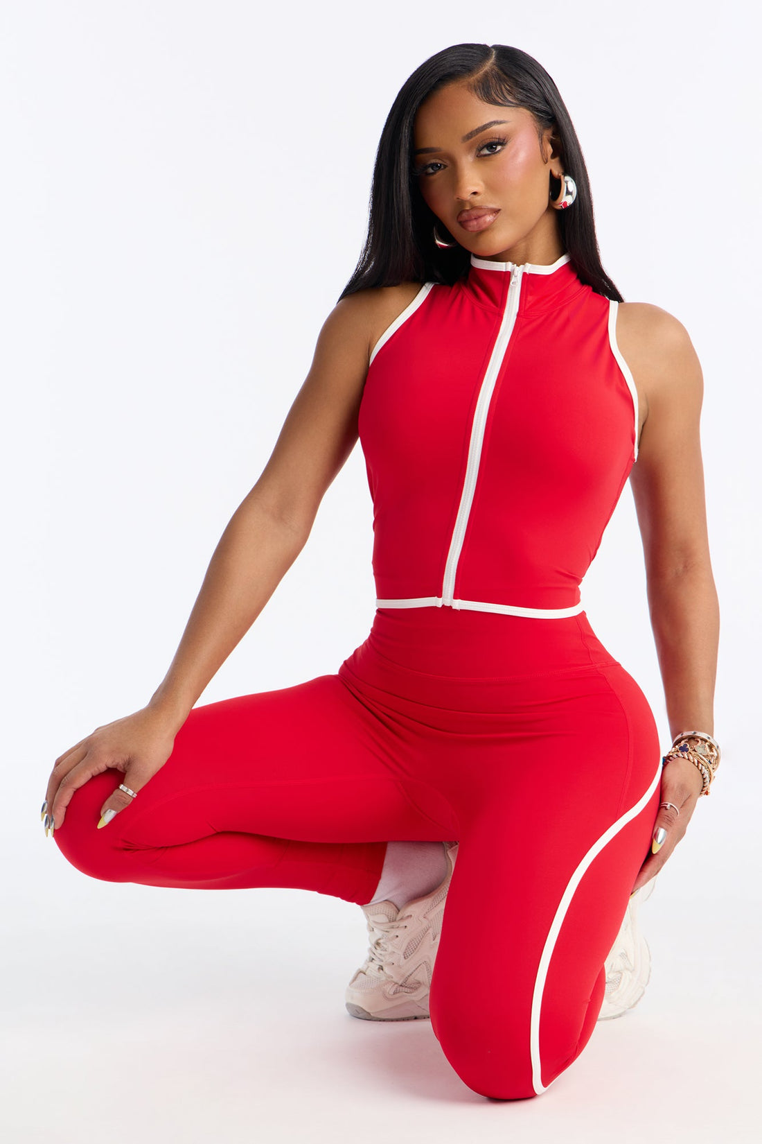 Sculpt Up Legging Set - Red