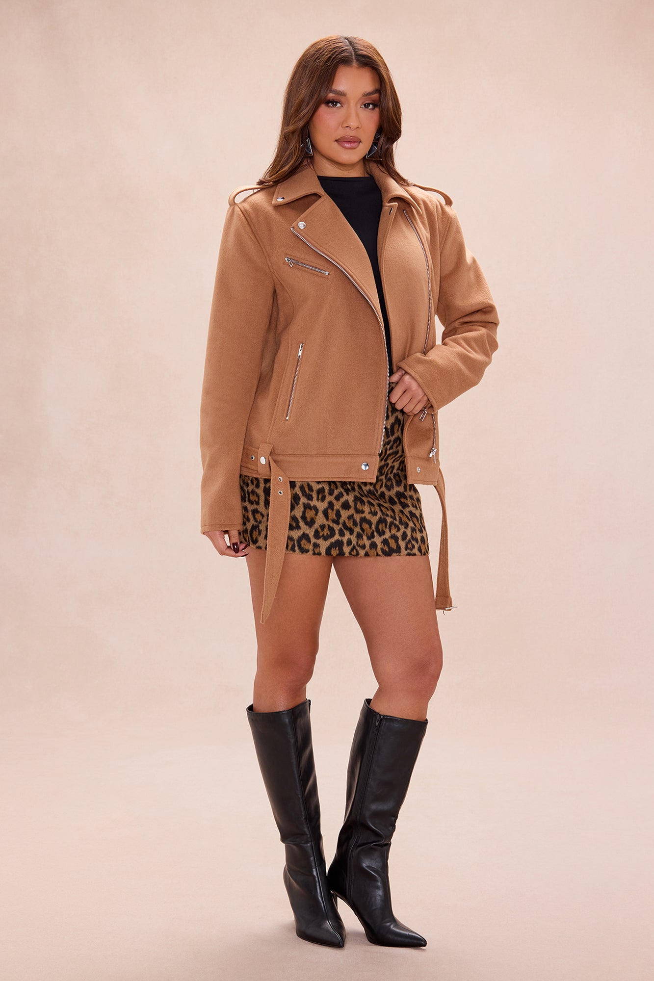 Alina Wool Jacket - Camel