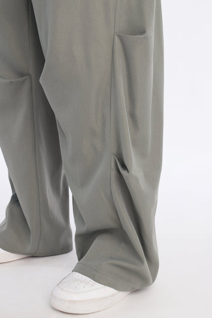 Reese Mid Rise Barrel Leg Pant 31″ - Sage