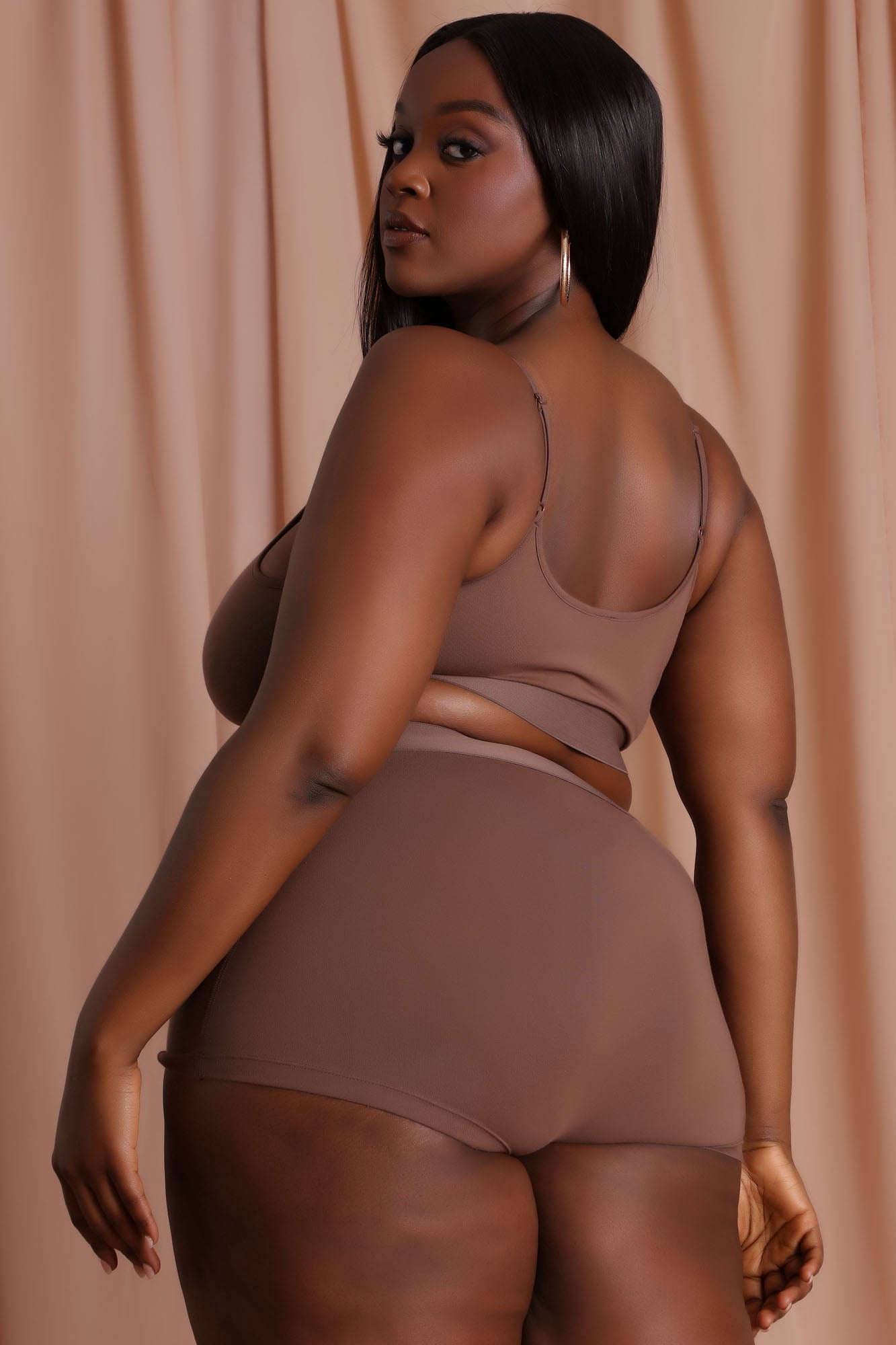 FN Mood Cami And Boxer Set - Chocolate