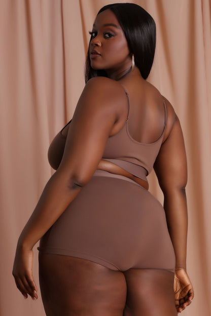FN Mood Cami And Boxer Set - Chocolate