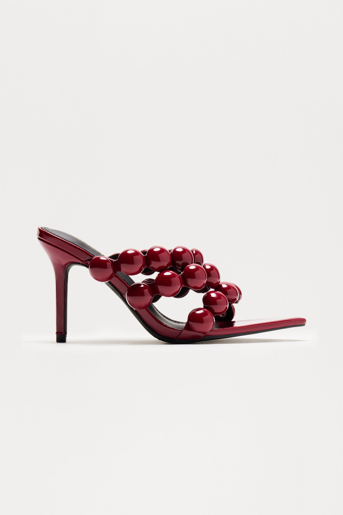 Jana 3.5″ Stiletto Heels - Burgundy