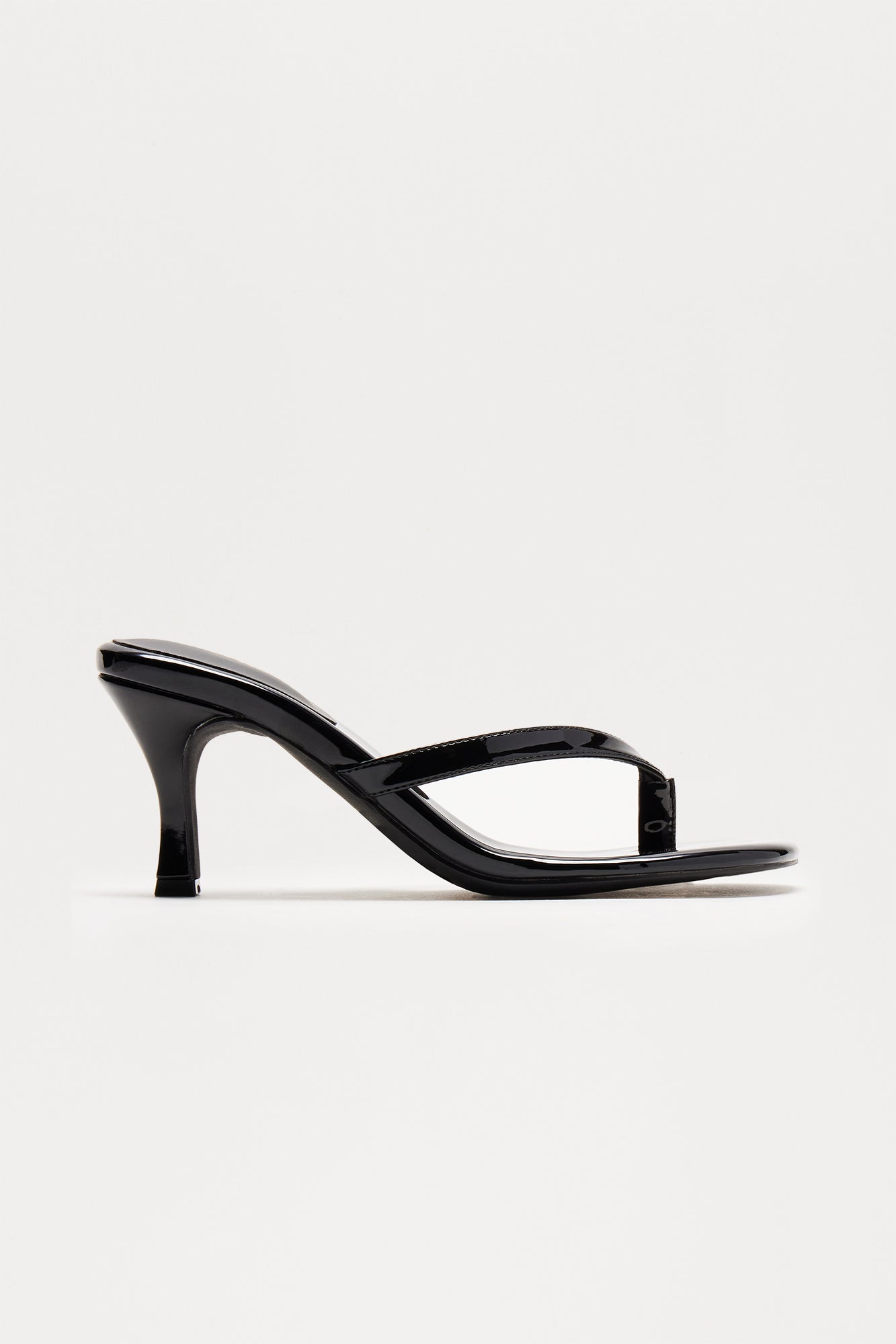 Burke Thong Mules - Black