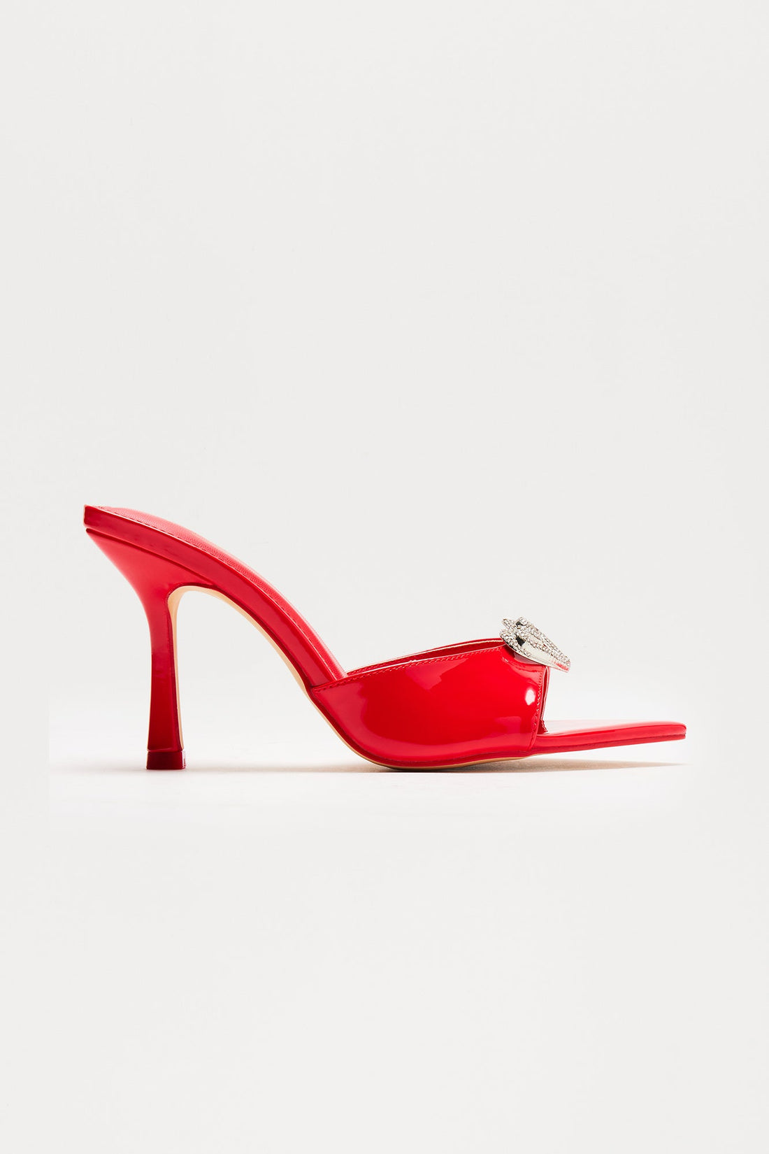 Heartbreak Hotel Rhinestone Heels - Red