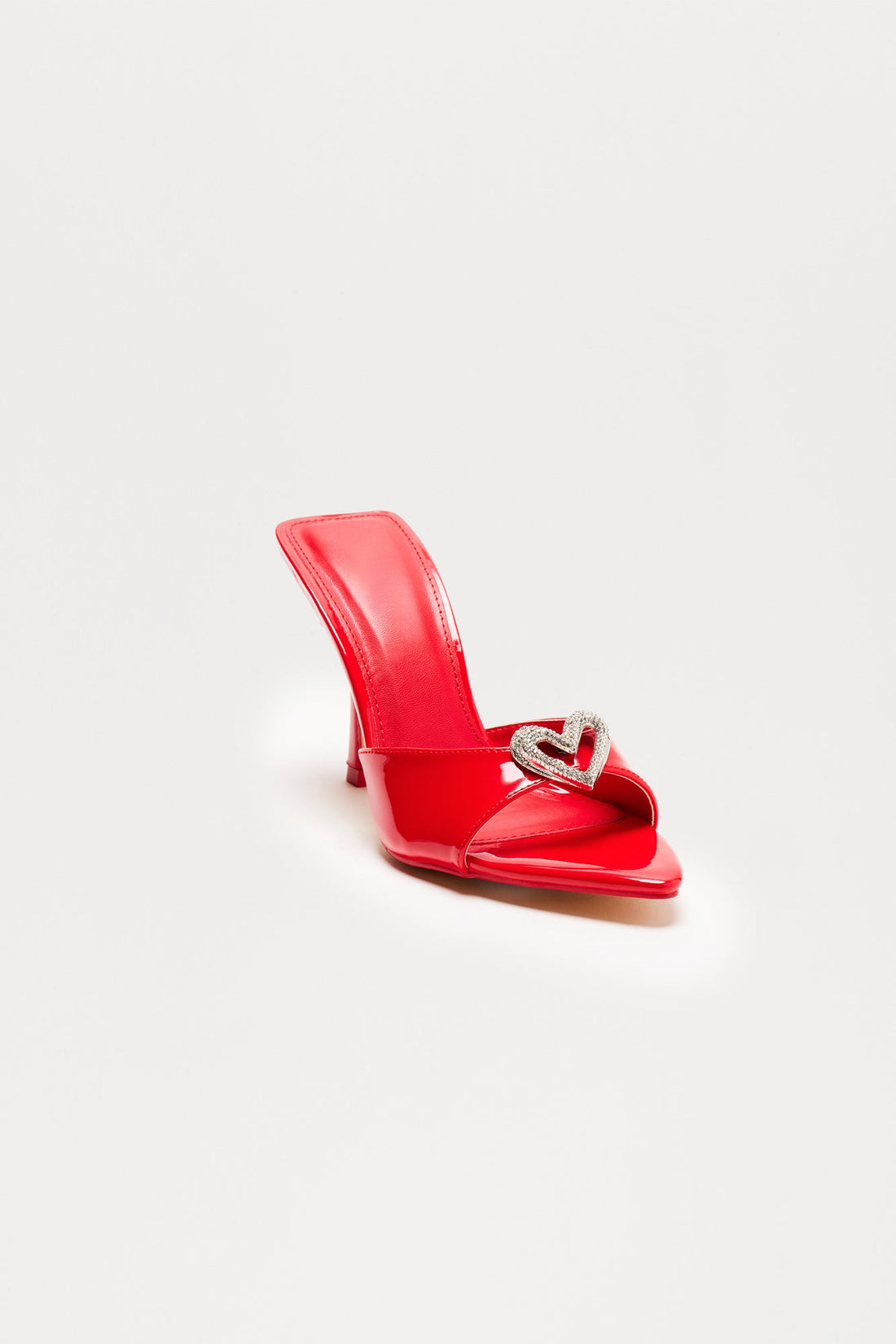 Heartbreak Hotel Rhinestone Heels - Red