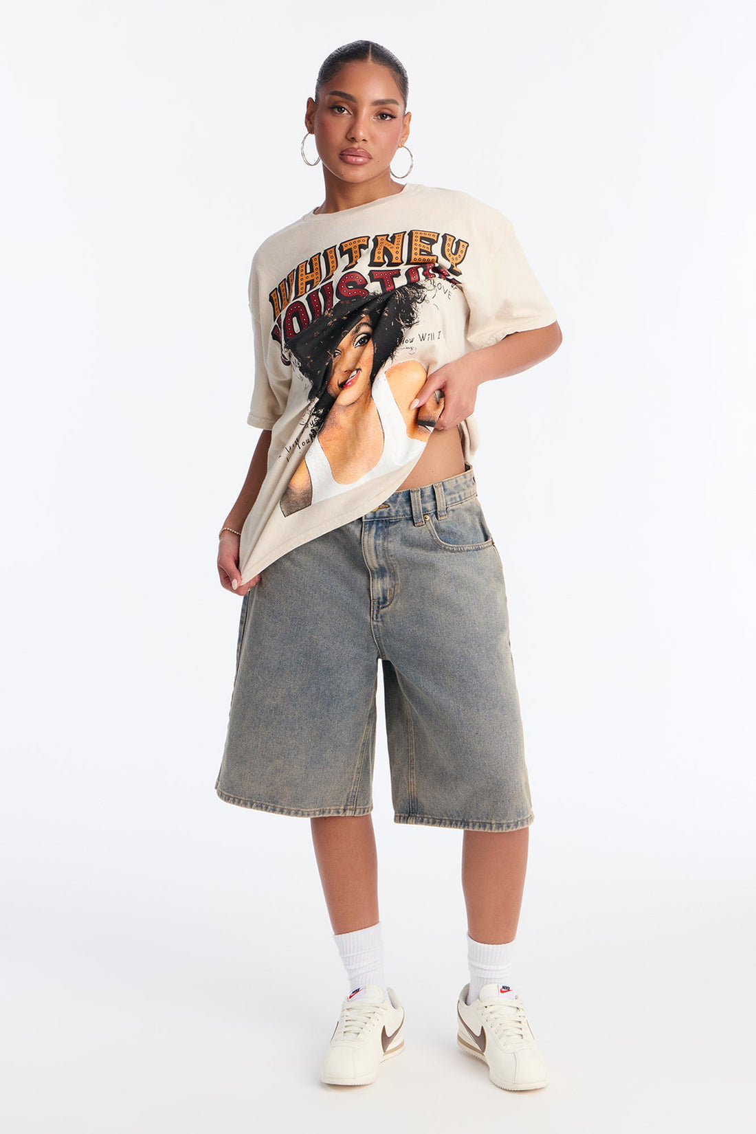 Pursuer Tinted Denim Jorts - Vintage Wash