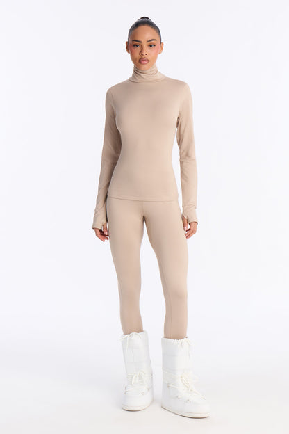 Ski Season Base Layer Set - Taupe